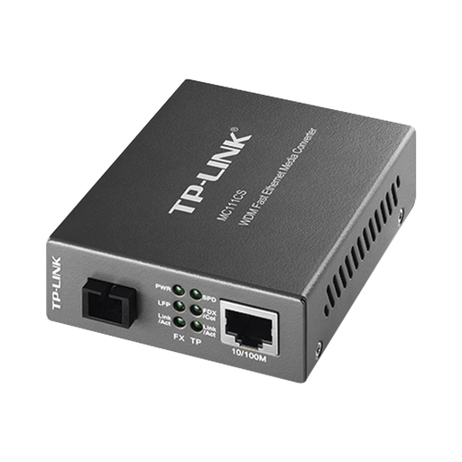 CONVERTIDOR MULTIMEDIA VDM MONOMODO, 1 PUERTO RJ45 10/100, 1 PUERTO SC/UPC, HASTA 20KM-Convertidores de Medios-TP-LINK-Bsai Seguridad & Controles