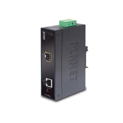 CONVERTIDOR. MEDIOS INDUSTRIAL ADMINISTRABLE. GIGABIT SFP / TP.-Convertidores de Medios-PLANET-Bsai Seguridad & Controles
