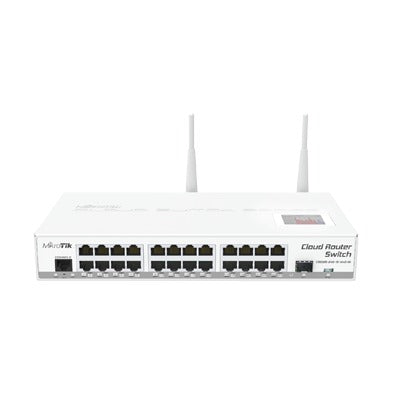 CLOUD ROUTER SWITCH CRS125-24G-1S-2HND-IN 24 PUERTOS GIGABIT ETHERNET, 1 PUERTO SFP, 802.11B/G/N, PARA ESCRITORIO-Switches-MIKROTIK-CRS125-24G-1S-2HND-IN-Bsai Seguridad & Controles