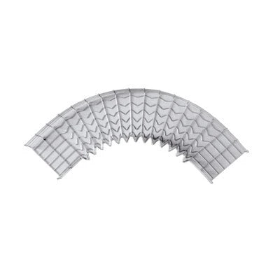 CURVA PRE-FABRICADA DE 90 GRADOS; 66/50 MM DE ANCHO-Accesorios Charola-CHAROFIL-Bsai Seguridad & Controles