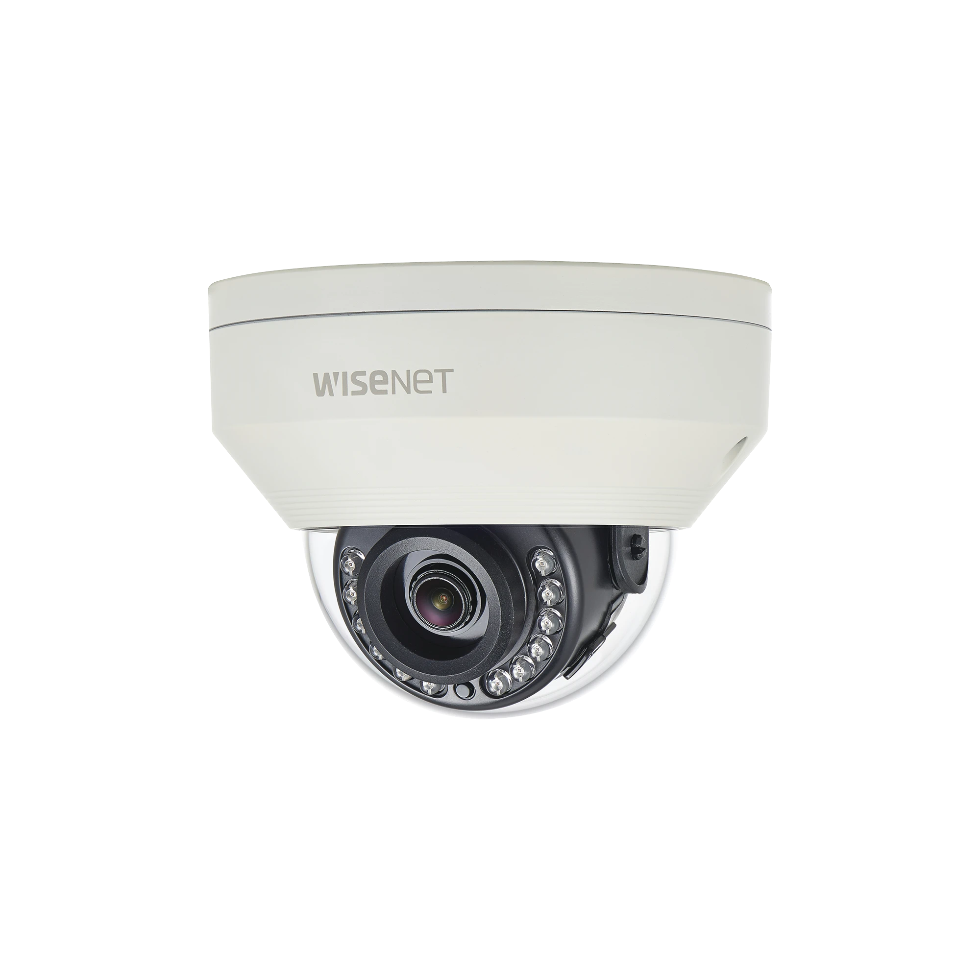 CÁMARA DOMO ANTIVANDALICO 4 MEGAPI­XEL / LENTE 4 MM / IR 25 M / DWDR / HLC / BLC-Cámaras-HANWHA TECHWIN WISENET-Bsai Seguridad & Controles