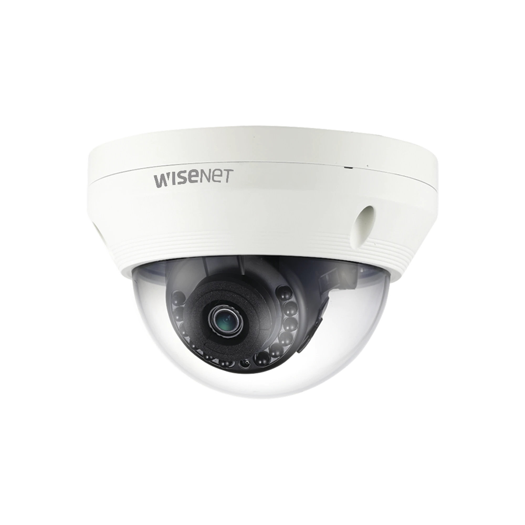 CÁMARA DOMO HÍBRIDA ANTIVANDALICA / AHD 1080P / CVBS ANALOGICO / LENTE FIJO 4MM / IR 20M-Cámaras-HANWHA TECHWIN WISENET-Bsai Seguridad & Controles