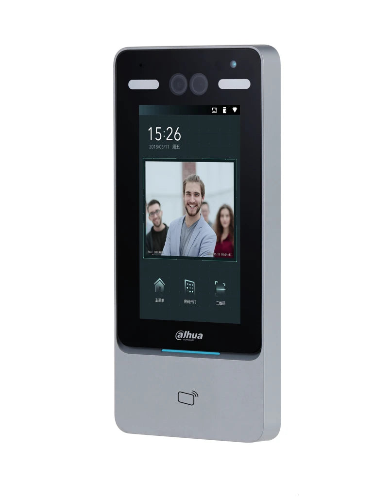 DAHUA ASI7213Y - CONTROL DE ACCESO STANDALONE TCP/IP POR RECONOCIMIENTO FACIAL/ PARA INTERIOR/ P2P/ WIFI/ 10,00 ROSTROS & 10,000 TARJETAS MIFARE/ 100,000 EVENTOS/ PANTALLA TOUCH 7"/ #ACCESOPROFESIONAL #PROYECTOS-Lectoras Biometricas-DAHUA-Bsai Seguridad & Controles