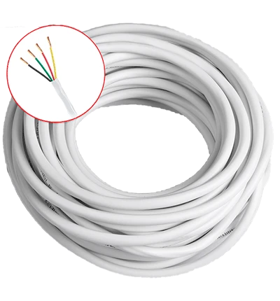 DAHUA CABLE RVV4- 6M DE CABLE PARA VIDEOPORTERO ANALÓGICO VTH2020DW / VTO2010D / KTA01 #TOCTOC-Monitores-DAHUA-Bsai Seguridad & Controles