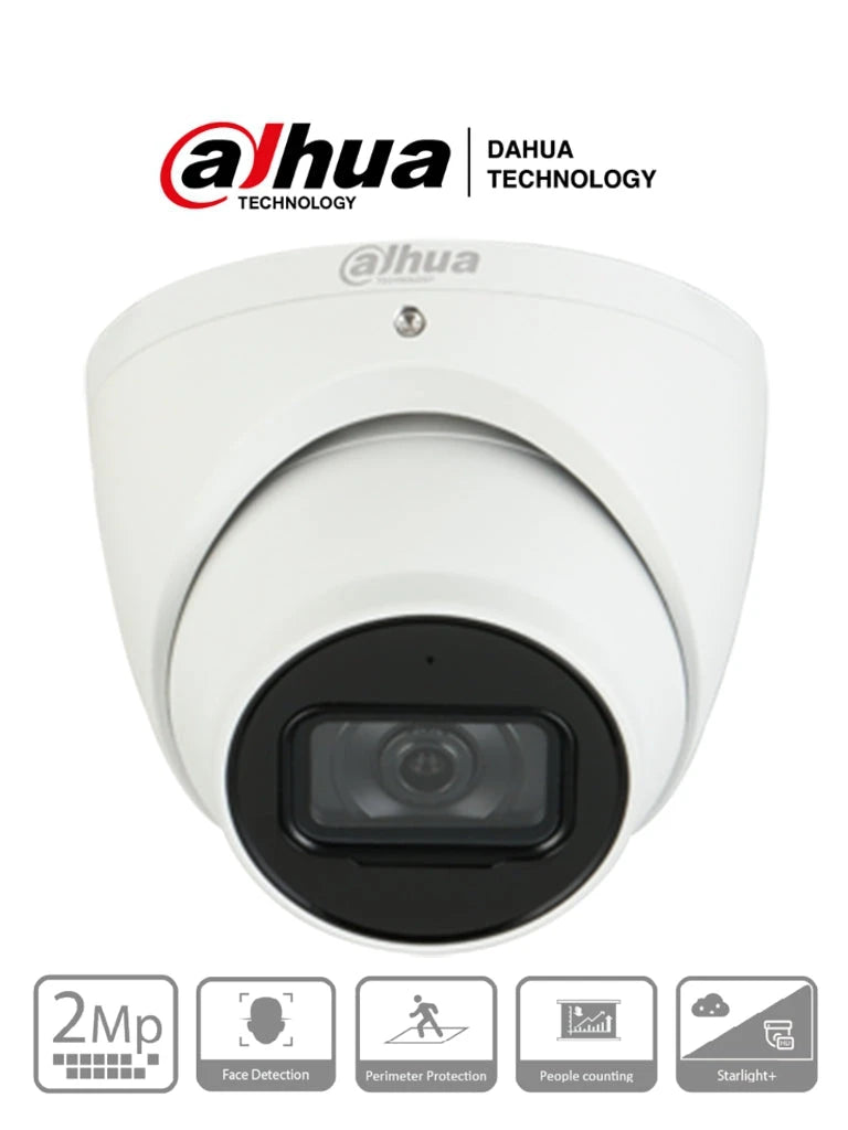 DAHUA DH-IPC-HDW5241TMN-ASE - IP DOMO 2 MEGAPIXELES/ LENTE DE 2.8 MM/ MICROFONO INTEGRADO/ FACE DETECTION/ MICROSD/ #PROTECCIÓNPERIMETRAL #PROYECTOS-Cámaras IP-DAHUA-Bsai Seguridad & Controles