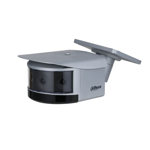 DAHUA DH-IPC-PFW8840N-A180-E4 - CAMARA IP MULTISENSOR PANORAMICA BULLET DE 8 MEGAPIXELES/ MULTISENSOR 4X2MP/ WIZMIND/ 180 GRADOS/ H.265+/ IR 30 MTS/ DWDR, 3D NR, HLC, BLC/ 2&2 E&S DE ALARMA/ E&S DE AUDIO/ IP67/ IK10-Cámaras IP-DAHUA-Bsai Seguridad & Controles