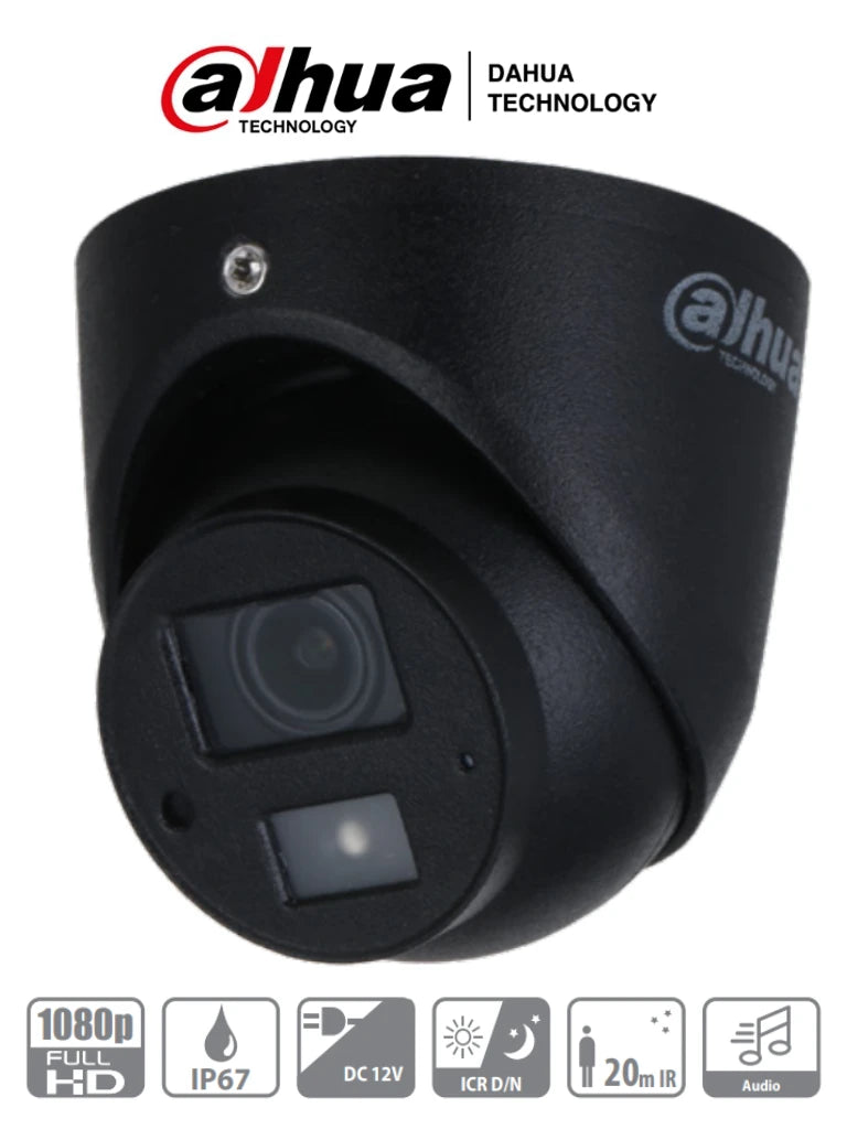 DAHUA HAC-HDW3200G-M28 - CAMARA MINI DOMO DE 2 MEGAPIXELES/ ESPECIAL PARA DVR MOVIL/ LENTE DE 2.8MM/ 101 GRADOS DE APERTURA/ IR DE 20 MTS/ MICROFONO INTEGRADO/ A PRUEBA DE CHOQUES/ IP67/ #PROYECTOS-Cámaras-DAHUA-Bsai Seguridad & Controles