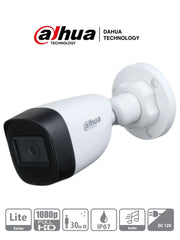 DAHUA HAC-HFW1200CN-A - CAMARA BULLET 1080P/ MICRÓFONO INTEGRADO/ LENTE DE 2.8MM/ 30 MTS DE IR/ IP67/ POLICARBONATO/ CVI/CVBS/AHD/TVI/ BLC/HLC/DWDR/-Bullet-DAHUA-Bsai Seguridad & Controles