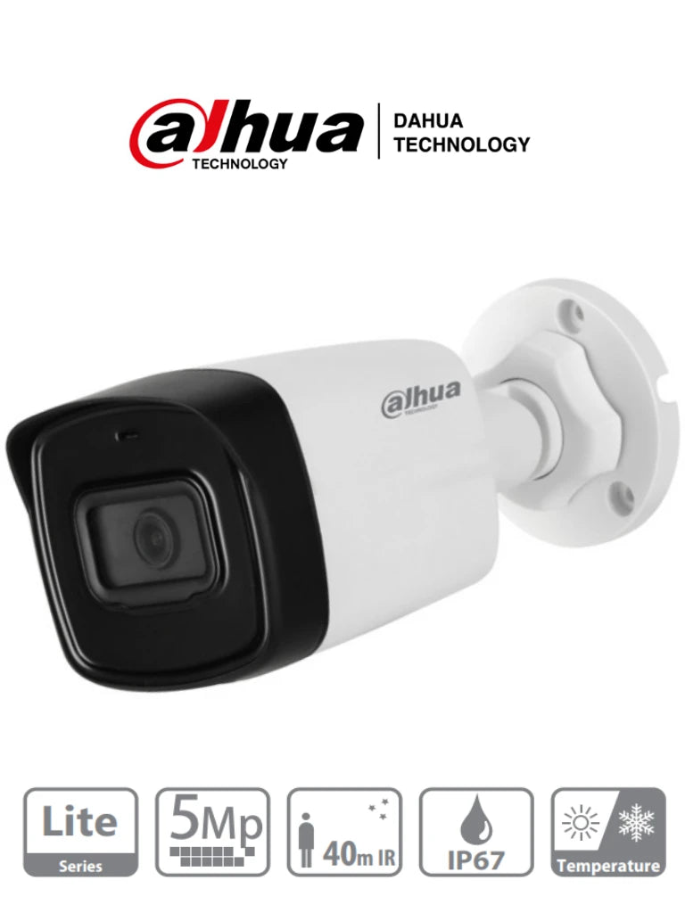 DAHUA HAC-HFW1500TL-28 - CAMARA BULLET DE 5 MEGAPIXELES/ LENTE DE 2.8 MM/ IR DE 40 MTS/ IP67/ STARLIGHT/ CVI/CVBS/AHD/TVI/ #LONUEVO-Bullet-DAHUA-Bsai Seguridad & Controles