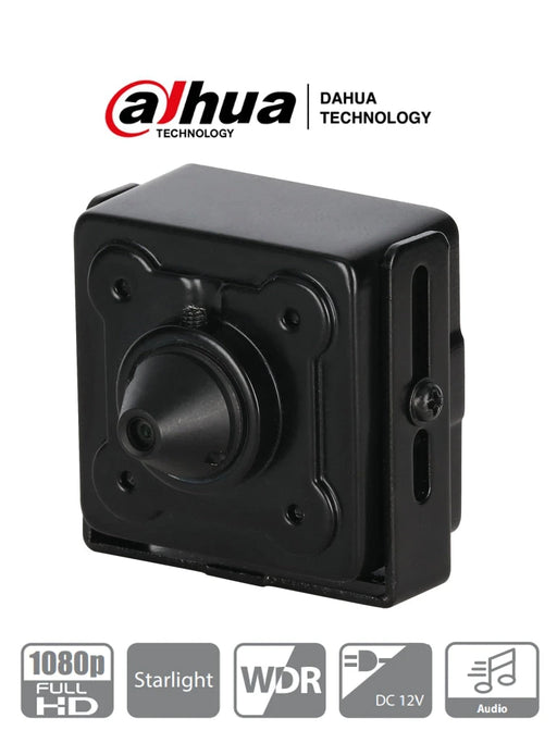 DAHUA HAC-HUM3201B-P - CAMARA HDCVI PINHOLE 1080P/2 MEGAPÍXELES/ LENTE DE 2.8 MM/ 103 GRADOS DE APERTURA/ 1 ENTRADA DE AUDIO/ WDR/ BLC/ HLC/ STARLIGHT/-Especiales/ Mini /Ocultas-DAHUA-Bsai Seguridad & Controles