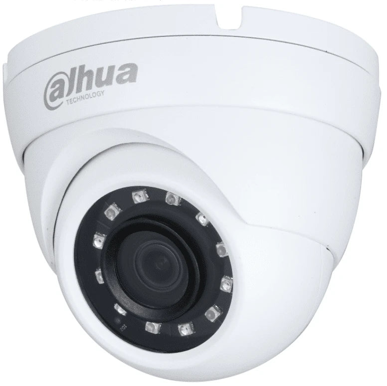 DAHUA HDW1200M28 - CAMARA DOMO HDCVI 1080P / TVI / A HD / CVBS / LENTE FIJO 2.8 MM / IR 30M / SMART IR / IP67 / BLC / HLC / DWDR / AGC / METALICA-Domo-DAHUA-Bsai Seguridad & Controles
