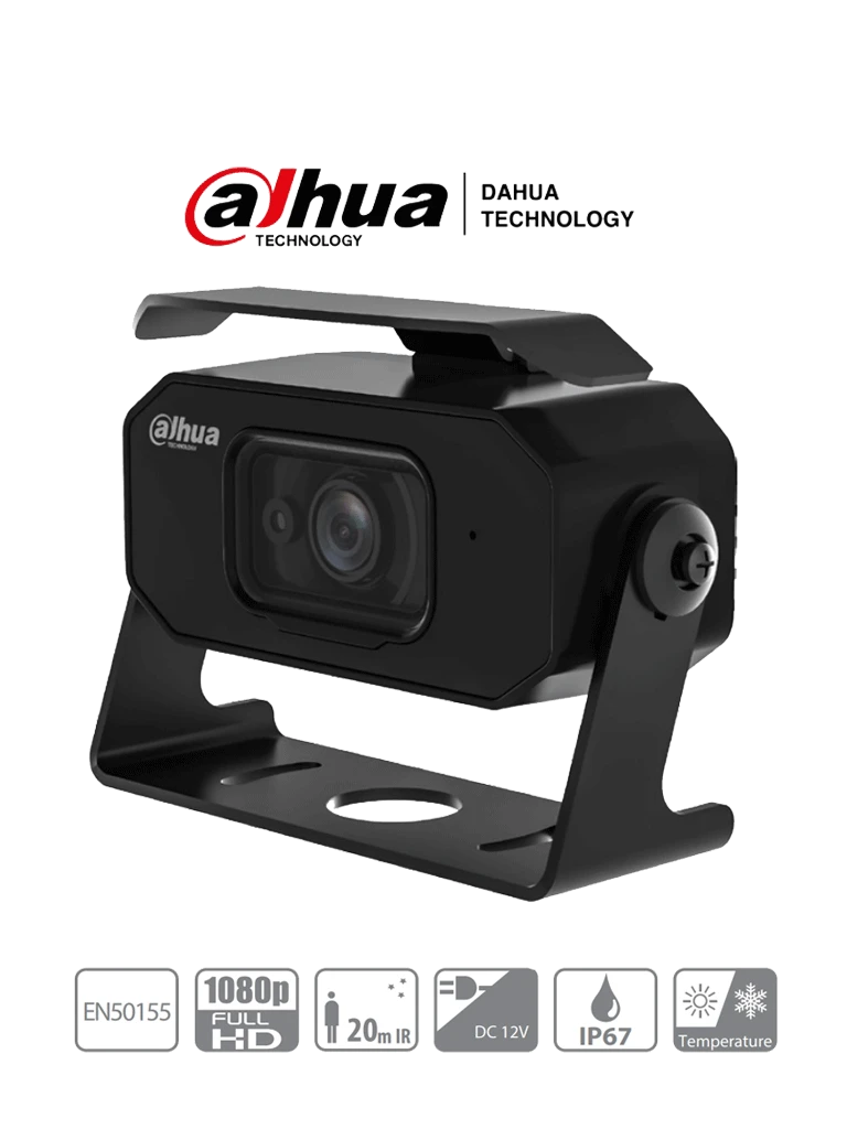 DAHUA HMW3200(2.1MM) - CÁMARA CUBO PARA DVR MÓVIL DE 2 MEGAPIXELES/ LENTE DE 2.1 MM/ 128 GRADOS DE APERTURA/ IR PARA 20 MTS/ A PRUEBA DE CHOQUES/ IP67/ MICROFONO INTEGRADO/ #PROYECTOS-Cámaras-DAHUA-Bsai Seguridad & Controles