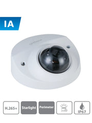 DAHUA IPC-HDBW3241F-AS-M - CAMARA IP DOMO ANTIVANDALICO DE 2 MEGAPIXELES/ H.265+/ MICROFONO INTEGRADO/ LENTE DE 2.8 MM/ IR 50 MTS/ SMD/ IP67/ IK10/ POE #PROTECCIÓNPERIMETRAL #DIEZ-Cámaras IP-DAHUA-Bsai Seguridad & Controles