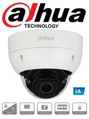 DAHUA IPC-HDBW7442H-Z4FR - CAMARA IP DOMO CON INTELIGENCIA ARTIFICIAL 4 MEGAPIXELES/ H.265/ RECONOCIMIENTO FACIAL/ WDR DE 140DB/ LENTE MOT. DE 8MM A 32MM/ IR 80 MTS/ IP67/ IK10/-Videovigilancia-DAHUA-Bsai Seguridad & Controles