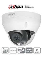 DAHUA IPC-HDPW1431R1-S4 - CAMARA IP DOMO DE 4 MEGAPIXELES/ LENTE DE 2.8MM/ IR DE 30 MTS/ H.265/ WDR REAL/ IP67/ POE/ 3D DNR/ HLC/-Domo-DAHUA-Bsai Seguridad & Controles