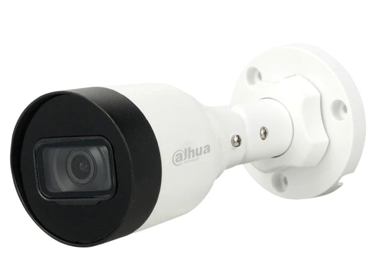 DAHUA IPC-HFW1230S1-S4 - CAMARA IP BULLET 2 MP/ H.265+/ 20 FPS/ LENTE DE 2.8MM/ ANGULO DE 104/ IR DE 30 MTS/ IP67/ POE/ DWDR/ HLC/-Bullet-DAHUA-Bsai Seguridad & Controles