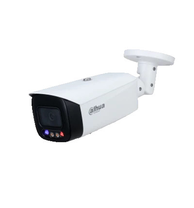 DAHUA IPC-HFW3249T1-AS-PV- CÁMARA IP BULLET TIOC DE 2 MEGAPIXELES/ LENTE DE 3,6 MM/ SIRENA INTEGRADA/ ESTROBO ROJO Y AZUL/ FULL COLOR/ SMD PLUS/ H265/ LEDS PARA 40 MTS/ MICROFONO INTEGRADO/IP67/ POE/ WIZSENSE/-Cámaras IP-DAHUA-Bsai Seguridad & Controles