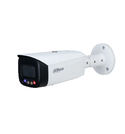 DAHUA IPC-HFW3249T1-AS-PV- CÁMARA IP BULLET TIOC DE 2 MEGAPIXELES/ LENTE DE 3,6 MM/ SIRENA INTEGRADA/ ESTROBO ROJO Y AZUL/ FULL COLOR/ SMD PLUS/ H265/ LEDS PARA 40 MTS/ MICROFONO INTEGRADO/IP67/ POE/ WIZSENSE/-Cámaras IP-DAHUA-Bsai Seguridad & Controles