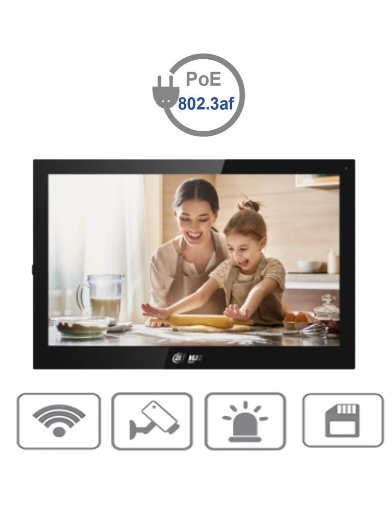DAHUA VTH5341G-W - MONITOR PARA VIDEOPORTERO O MEDICIÓN DE TEMPERATURA/ 10 PULGADAS/ ANDROID/ WIFI Y RJ45/ PANTALLA TOUCH/ RANURA PARA MICROSD/ POE ESTÁNDAR #TOCTOC #COVID19 #TOCTOC #PROYECTOS-Monitores-DAHUA-Bsai Seguridad & Controles