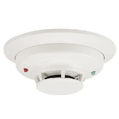 DETECTOR FOTOELÉCTRICO DE HUMO DE 2 HILOS CON SENSOR DE TEMPERATURA A 57° C, SERIE I3-Dispositivos Convencionales-SYSTEM SENSOR-Bsai Seguridad & Controles