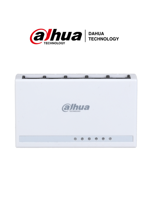 DAHUA DH-PFS3005-5ET-L - SWITCH PARA ESCRITORIO 5 PUERTOS/ FAST ETHERNET 10/100/ DISE��O COMPACTO/ CAPA 2/ SWITCHING 1 GBPS/ VELOCIDAD DE REENVIO DE PAQUETES 0.744 MBPS/ #LONUEVO-Switches-DAHUA-DHT1860001-Bsai Seguridad & Controles