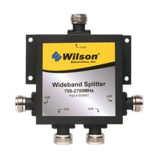 DIVISOR DE 4 SALIDAS, 50 OHM, 700-2700MHZ CONECTOR N-HEMBRA-Cobertura para Celular-WILSONPRO-Bsai Seguridad & Controles