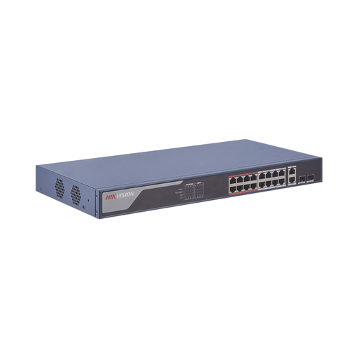 DS-3E1318P-SI -- HIKVISION -- al mejor precio $ 7299.00 -- Energía,HIKVISION,Inyectores PoE,Networking,Redes y Audio-Video,Switches PoE,Videovigilancia 2021