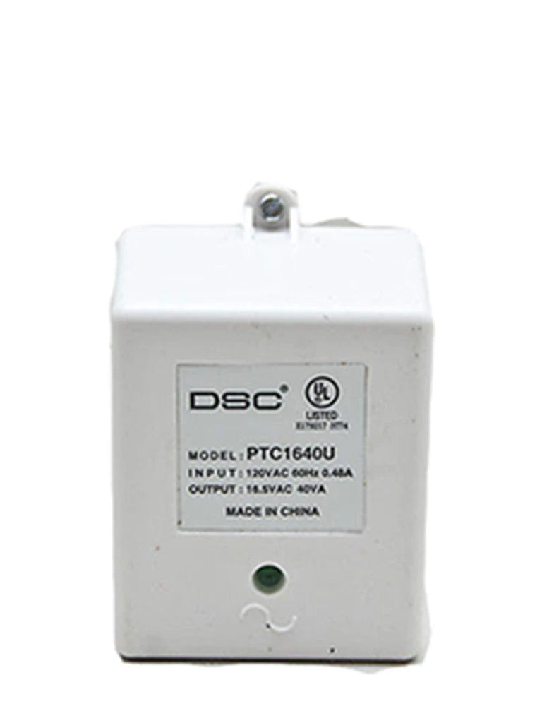 DSC PTC1640U - TRANSFORMADOR 16VCA / 40VA FUSIBLE INTERNO PARA PANELES Y MÓDULOS DE NEO, POWER SERIES Y MAXSYS-Accesorios - Alarmas-DSC-Bsai Seguridad & Controles