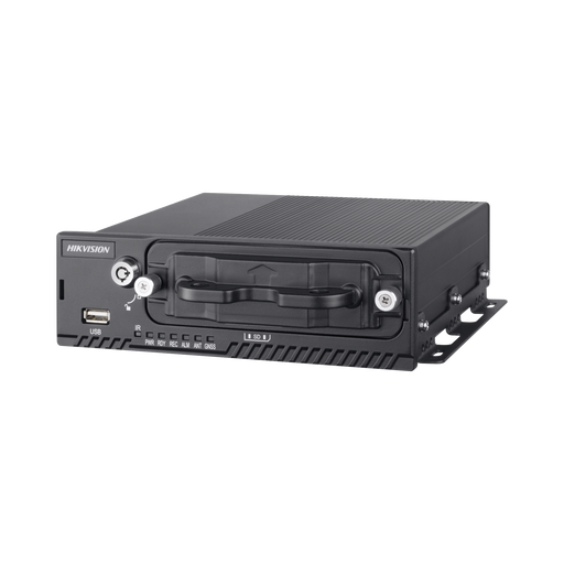 DVR MÓVIL 4 CANALES 1080P + 4 CANALES IP / MONITOREO REMOTO / SOPORTA MEMORIA SD 256 GB / SOPORTA 1 HDD DE 2 TB-Dvrs Móviles (Para Vehículos)-HIKVISION-DS-MP5604-Bsai Seguridad & Controles