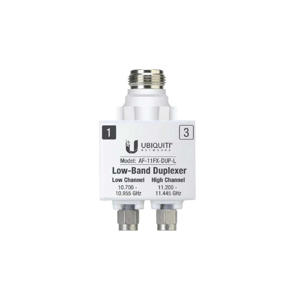 DUPLEXER PARA AF-11FX, BANDA LICENCIADA DE 11 GHZ DE BANDA BAJA (10.700-10.955 GHZ Y 11.200-11.445 GHZ)-Enlaces de Backhaul-UBIQUITI-Bsai Seguridad & Controles