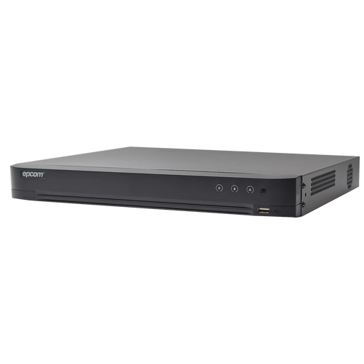 DVR 4 MEGAPIXEL / 16 CANALES TURBOHD + 8 CANALES IP / 1 BAHÍAS DE DISCO DURO / 1 CANAL DE AUDIO / AUDIO POR COAXITRON / SALIDA DE VÍDEO EN 4K-Dvrs-EPCOM-Bsai Seguridad & Controles
