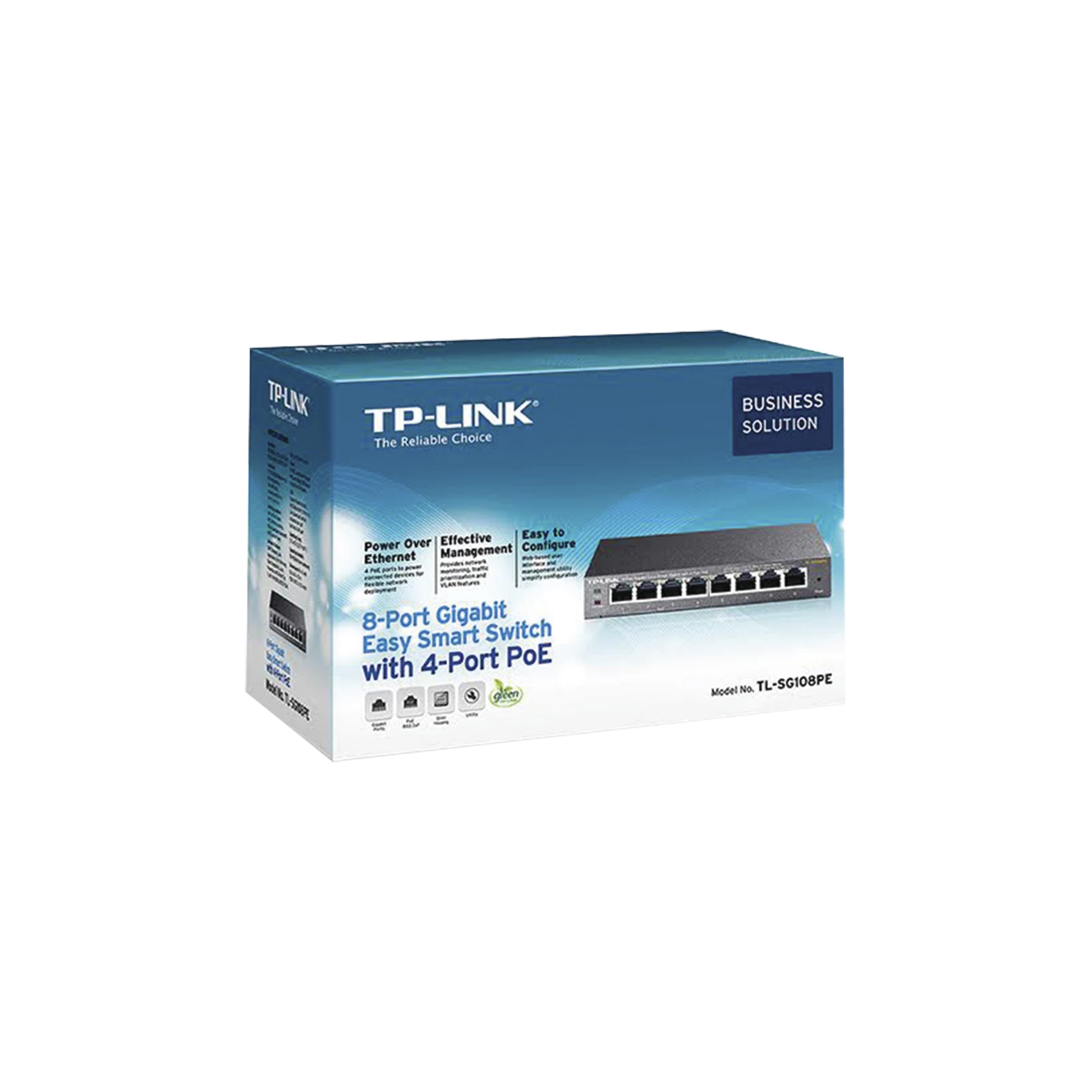EASY SMART SWITCH POE JETSTREAM , 8 PUERTOS 10/100/1000 MBPS 55 W-Switches PoE-TP-LINK-Bsai Seguridad & Controles