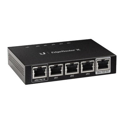 EDGEROUTER X DE 5 PUERTOS GIGABIT CON FUNCIONES AVANZADAS DE RUTEO-Routers-Firewalls-Balanceadores-UBIQUITI-Bsai Seguridad & Controles