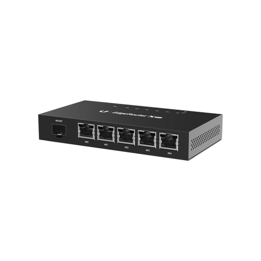 EDGEROUTER X SFP DE 5 PUERTOS GIGABIT + 1 PUERTO SFP CON FUNCIONES AVANZADAS DE RUTEO-Routers-Firewalls-Balanceadores-UBIQUITI NETWORKS-Bsai Seguridad & Controles