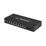EDGESWITCH 10X ADMINISTRABLE DE 8 PUERTOS GIGABIT POE PASIVO 24VDC + 2 PUERTOS SFP-Switches PoE-UBIQUITI-Bsai Seguridad & Controles