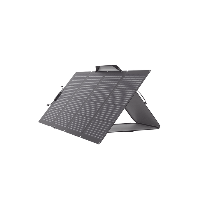 Módulo Solar Portátil y Flexible de 220W Recomendado para Estaciones Portátiles EFD330, EFD350 ó EFD500 / Ajuste de Ángulo / Carga Eficiente / Incluye Cable XT60 a MC4-Paneles Solares-ECOFLOW-EF-FLEX-220B-Bsai Seguridad & Controles