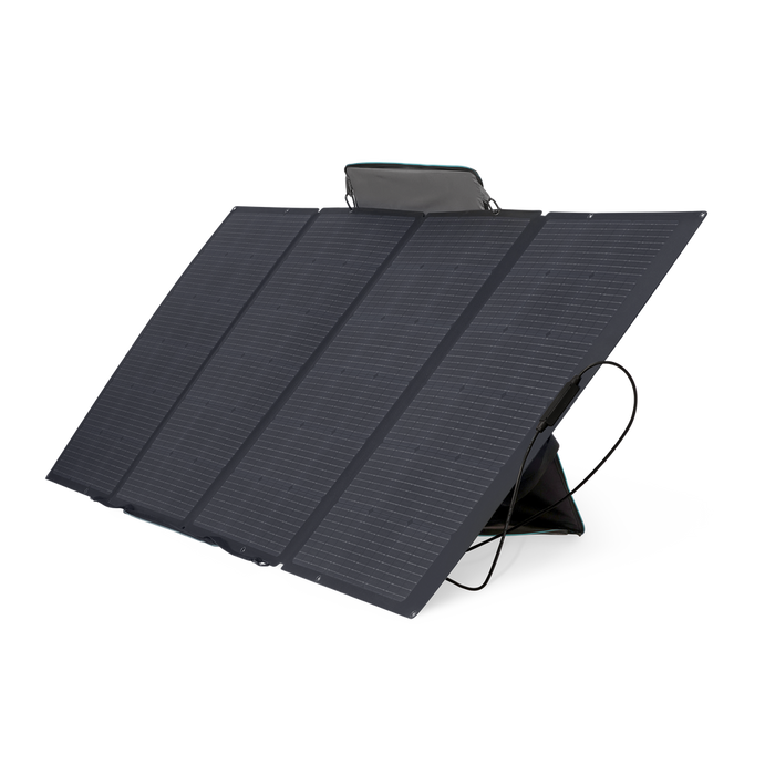 Módulo Solar Portátil y Flexible de 400W Recomendado para Estaciones Portátiles EFD330, EFD350 ó EFD500 / Ajuste de Ángulo / Carga Eficiente / Incluye Cable XT60 a MC4-Paneles Solares-ECOFLOW-EF-FLEX-M400-Bsai Seguridad & Controles