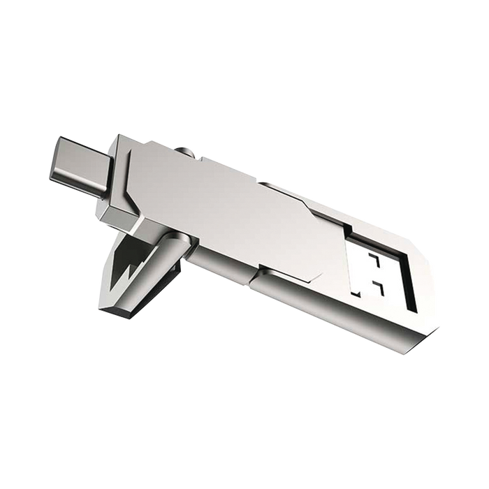 MEMORIA USB DUAL DE 128GB / USB-C Y USB-A / METÁLICA / COMPATIBLE CON DISPOSITIVOS MÓVILES-Almacenamiento-HIKVISION-ENGINE/128GB-Bsai Seguridad & Controles