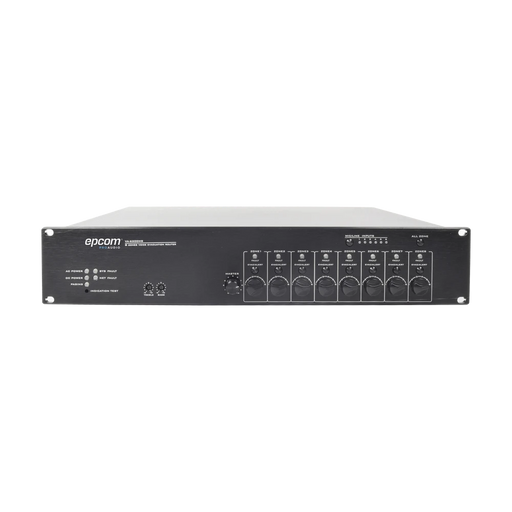 ENRUTADOR DE EVACUACIÓN DE VOZ PARA 8 ZONAS, 500W, SOPORTA MÁX. 19 SF6200MS EN CASCADA-Megafonia y Audioevacuacion-EPCOM PROAUDIO-Bsai Seguridad & Controles