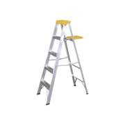ESCALERA DE ALUMINIO TIPO TIJERA, 5 PELDAÑOS DE 1.83 METROS.-Herramientas-SURTEK-Bsai Seguridad & Controles