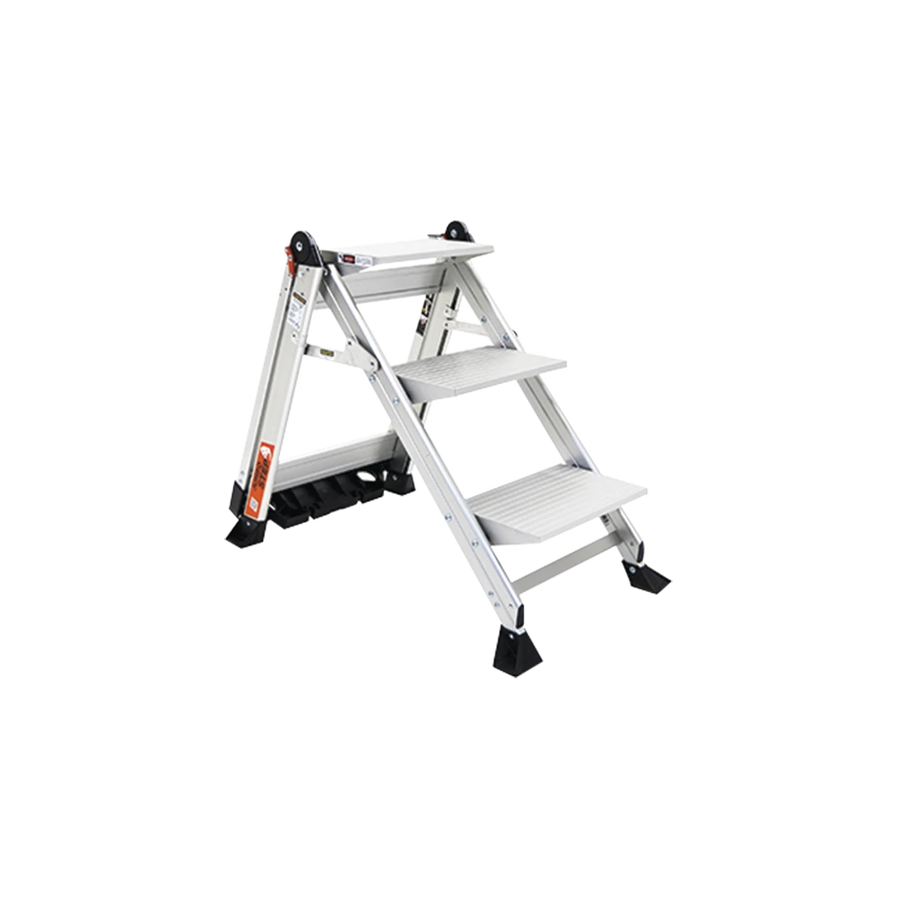 ESCALERA DE TIJERA CON PUNTO DE APOYO ANTI-CAIDAS DE 0.67 M (NIVEL DE PIE), CON PELDAÑOS JUMBO-Herramientas-LITTLE GIANT LADDER SYSTEMS-Bsai Seguridad & Controles