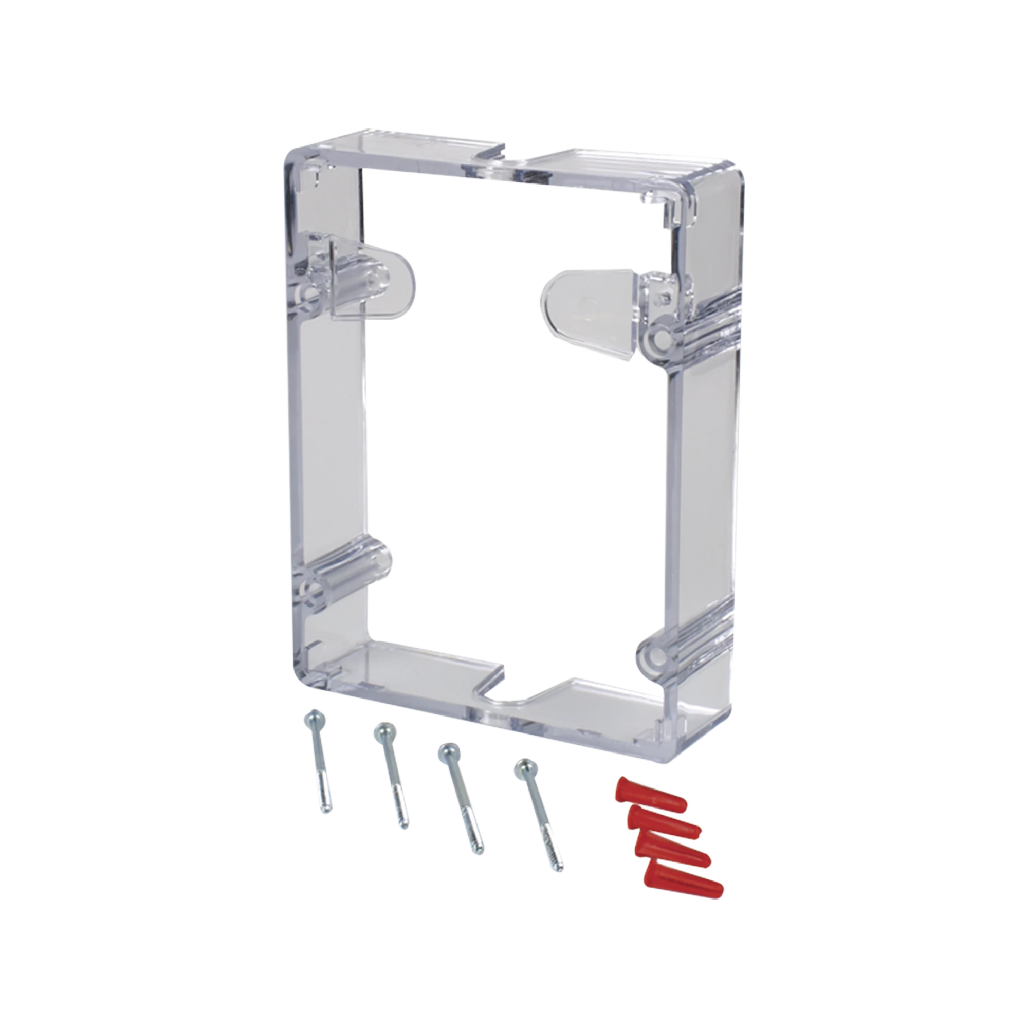 ESPACIADOR TRANSPARENTE PARA PROTECTOR STI-9105-Gabinetes y Carcasas-STI-Bsai Seguridad & Controles