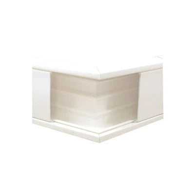 ESQUINERO EXTERIOR COLOR BLANCO DE PVC AUTO EXTINGUIBLE, PARA CANALETA TEK100 (5576-10100)-Canaletas-THORSMAN-Bsai Seguridad & Controles