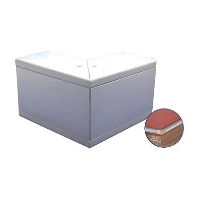 ESQUINERO EXTERIOR DE ALUMINIO, PARA CANALETA INKA100 (8110-80001)-Canaletas-THORSMAN-Bsai Seguridad & Controles