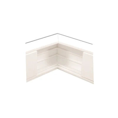 ESQUINERO INTERIOR EN COLOR BLANCO DE PVC AUTO EXTINGUIBLE, PARA CANALETA TEK100 (5576-11100)-Canaletas-THORSMAN-Bsai Seguridad & Controles