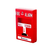 ESTACIÓN DE JALÓN CONVENCIONAL DE ACCIÓN SIMPLE, COLOR ROJO-Dispositivos Convencionales-HOCHIKI-Bsai Seguridad & Controles