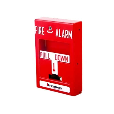 ESTACIÓN DE JALÓN CONVENCIONAL DE ACCIÓN SIMPLE, COLOR ROJO-Dispositivos Convencionales-HOCHIKI-Bsai Seguridad & Controles
