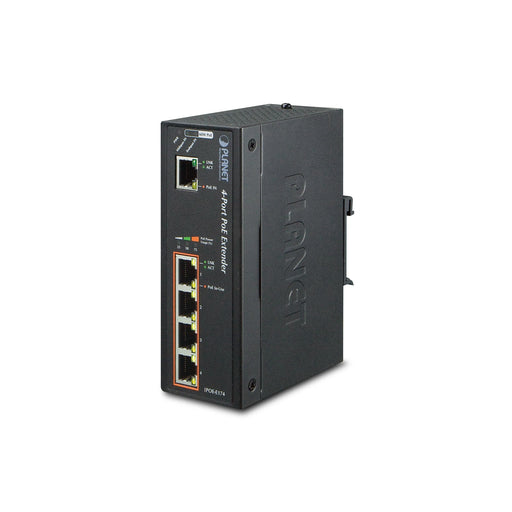 EXTENSOR DE 1 PUERTO A 4 PUERTOS 802.3AF/AT-Industrial-PLANET-Bsai Seguridad & Controles