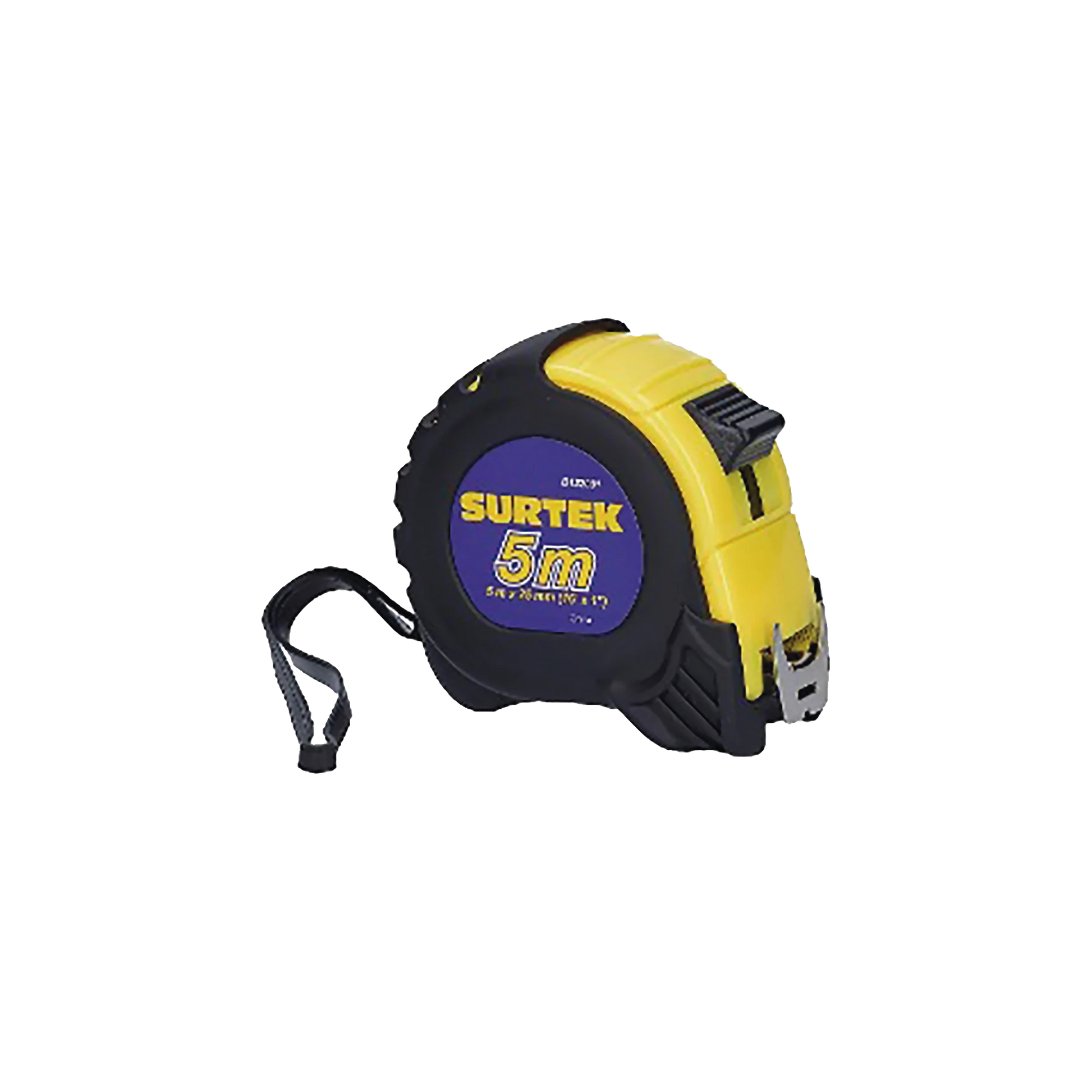 FLEXOMETRO ANTI IMPACTO DE 5 METROS, CINTA ANCHA CON BOTON DE FRENO.-Herramientas-SURTEK-Bsai Seguridad & Controles