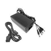 FUENTE DE 12 VCD 5 AMPER, CON 4 SALIDAS JACK MACHO DE ALIMENTACIÓN; VOLTAJE DE ENTRADA : 96-264 VCA-Fuentes de Alimentación-EPCOM POWERLINE-Bsai Seguridad & Controles